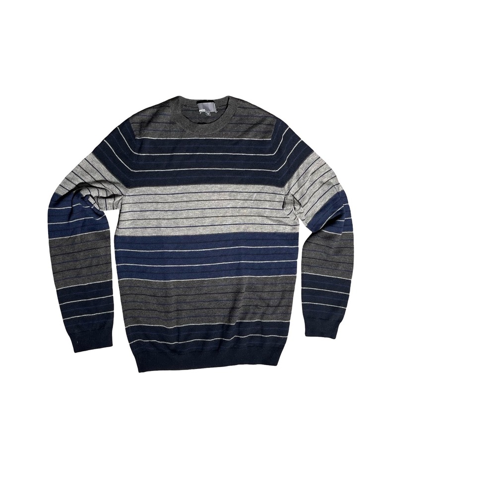 Vince Striped Crew Neck Sweater Men Size S Wool Blend